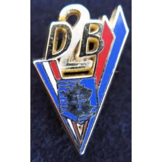  pin's stylisé de la 2° division blindée Ballard 31X20 mm