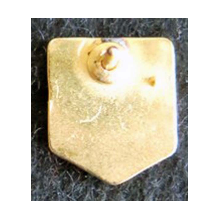 pin's de la 2° division blindée 11X13 mm dos lisse et doré