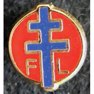 PIN'S MILITAIRE : pin's de la France libre 12X13 mm