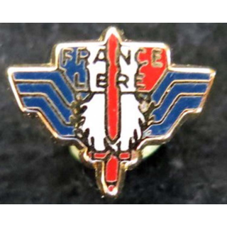 pin's des forces armées de la France libre Ballard 24X15 mm 