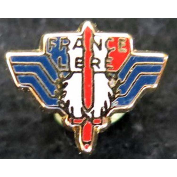 pin's des forces armées de la France libre Ballard 24X15 mm 