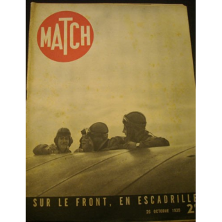 MATCH SUR LE FRONT, EN ESCADRILE DU 26 OCTOBRE 1939