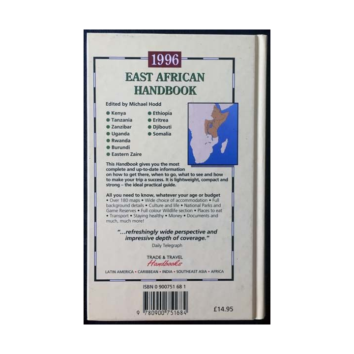 1. East African Handbook with Kenya, Tanzania, Uganda and Ethiopia 1996