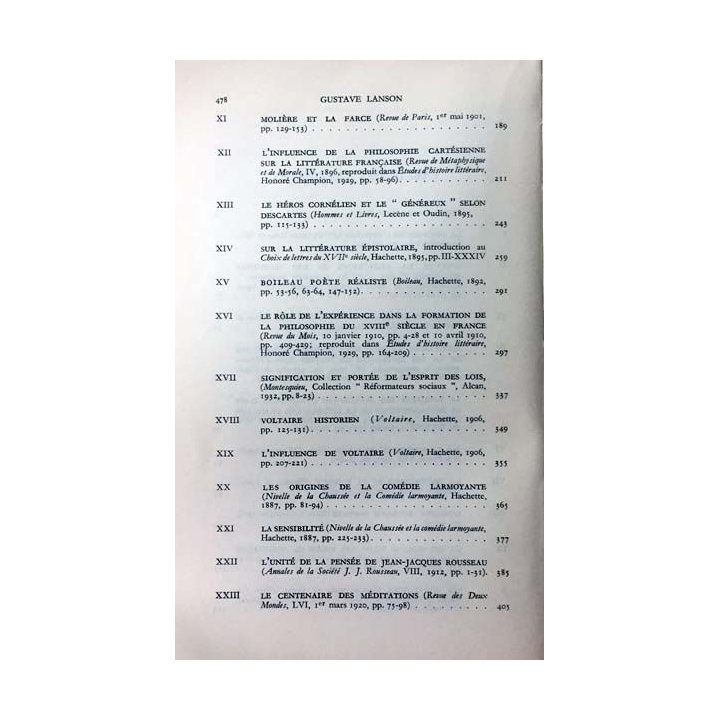 1. Essais de méthode de critique et d'histoire littéraire de G. Lanson aux éditions Hachette