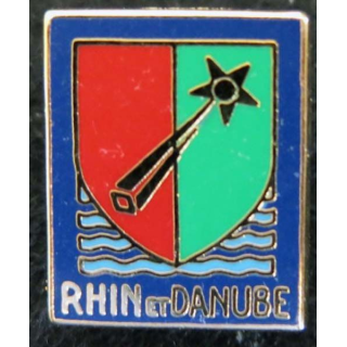 pin's de la 1° armée française Rhin et Danube Ballard 17 x 20 mm