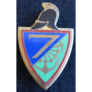 7° régiment du Génie Drago Paris H. 214 en émail 