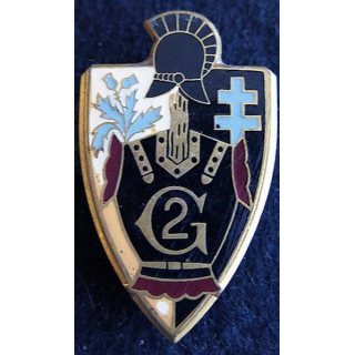 2° régiment du Génie Aremail en émail 