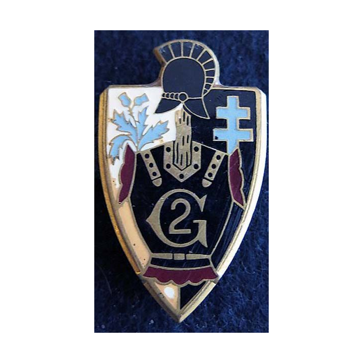 2° régiment du Génie Aremail en émail 