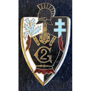 2° régiment du Génie Drago H. 330 en émail