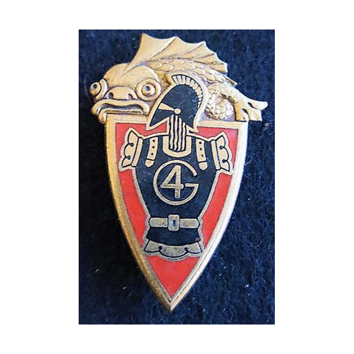 4° régiment du Génie Drago Paris H. 211 dos guilloché anneaux