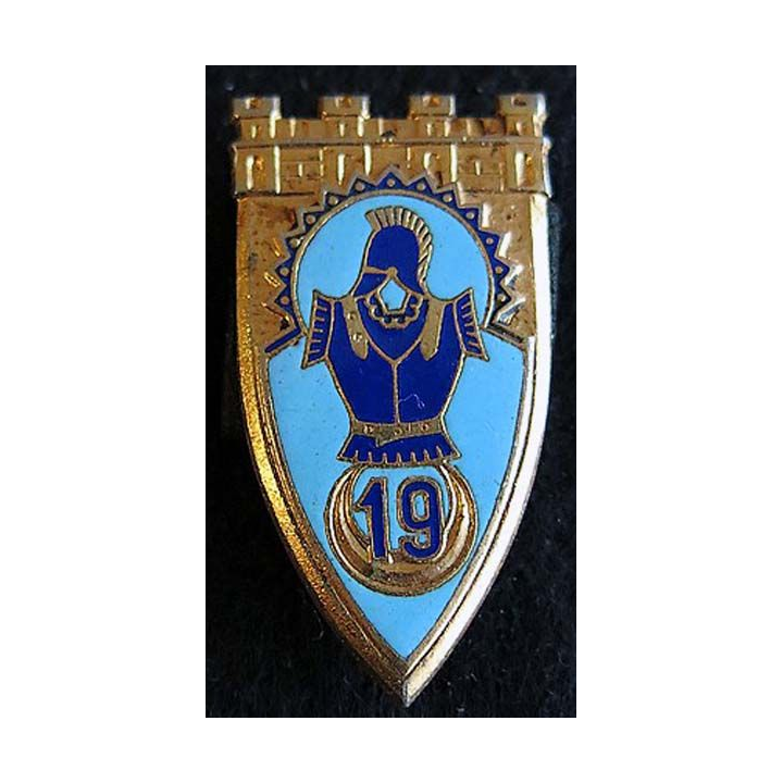 19° régiment du Génie Paris H. 215  dos guilloché boléro rond 