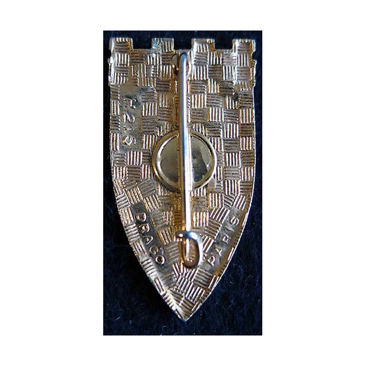 19° régiment du Génie Paris H. 215  dos guilloché boléro rond 