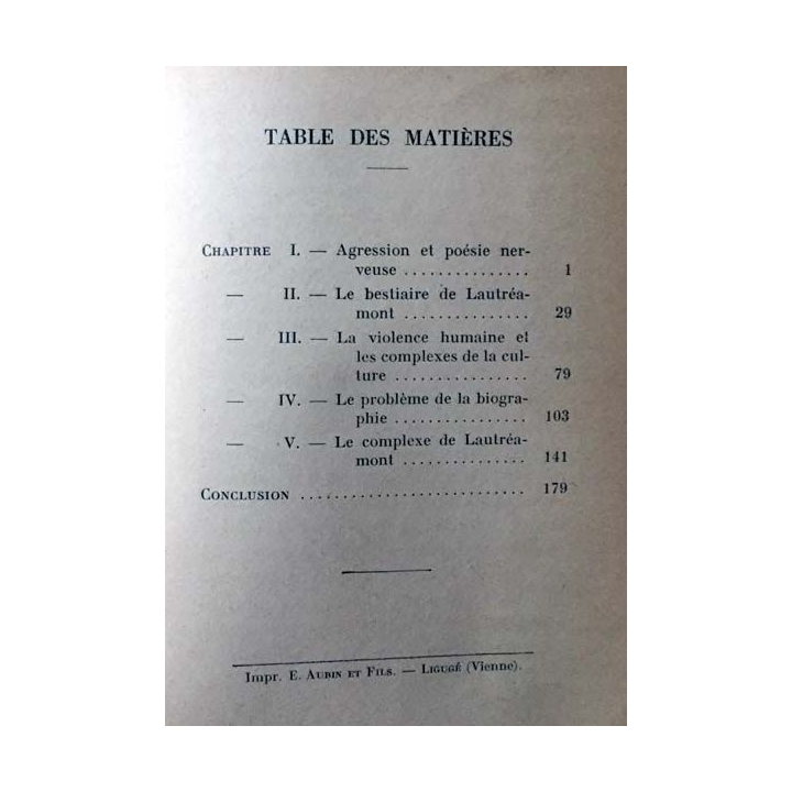 1. Lautréamont de Gaston Bachelard aux éditions Librairie José Corti