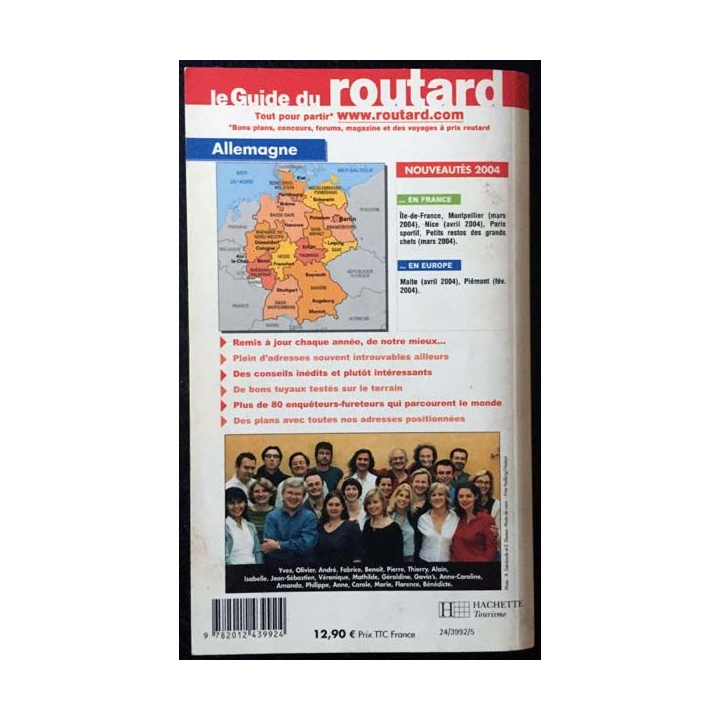 1. Le guide du routard Allemagne 2004 2005 aux éditions Hachette