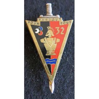 32° régiment du Génie Drago G. 2134 dos guilloché