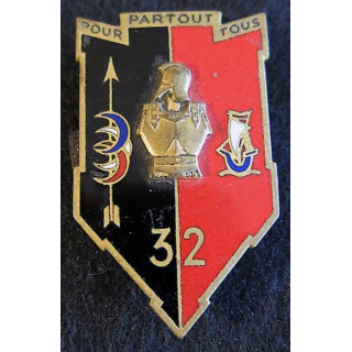 32° bataillon du Génie Drago Paris G. 1018 en émail 