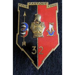 32° bataillon du Génie Drago Paris G. 1018 en émail 