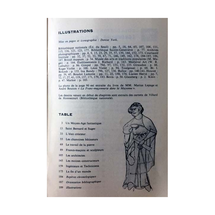 1. Les batisseurs de cathédrales de Jean Gimpel aux éditions du Seuil