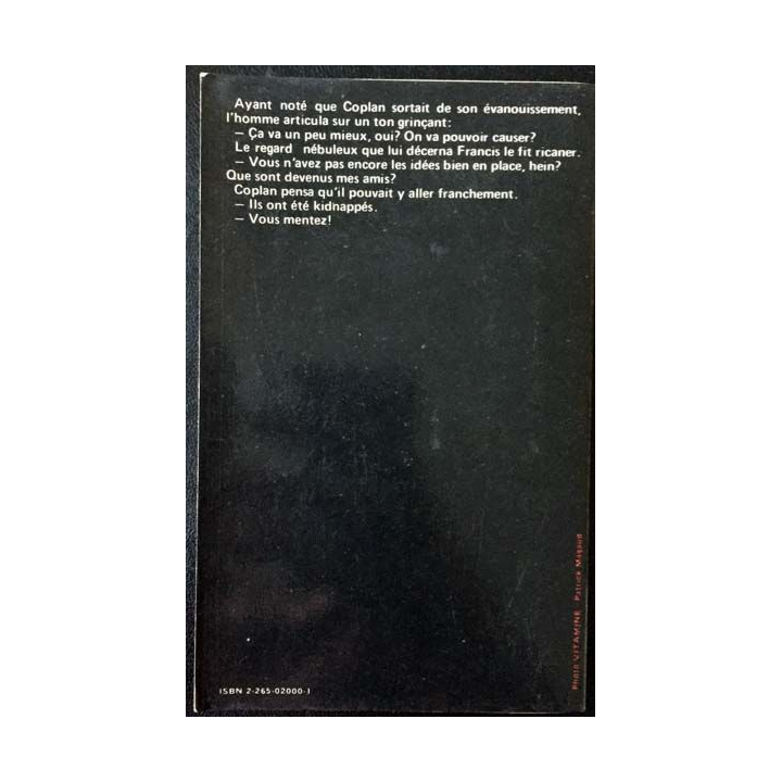 1. Jouez serré M. Coplan de Paul Kenny aux éditions Fleuve noir