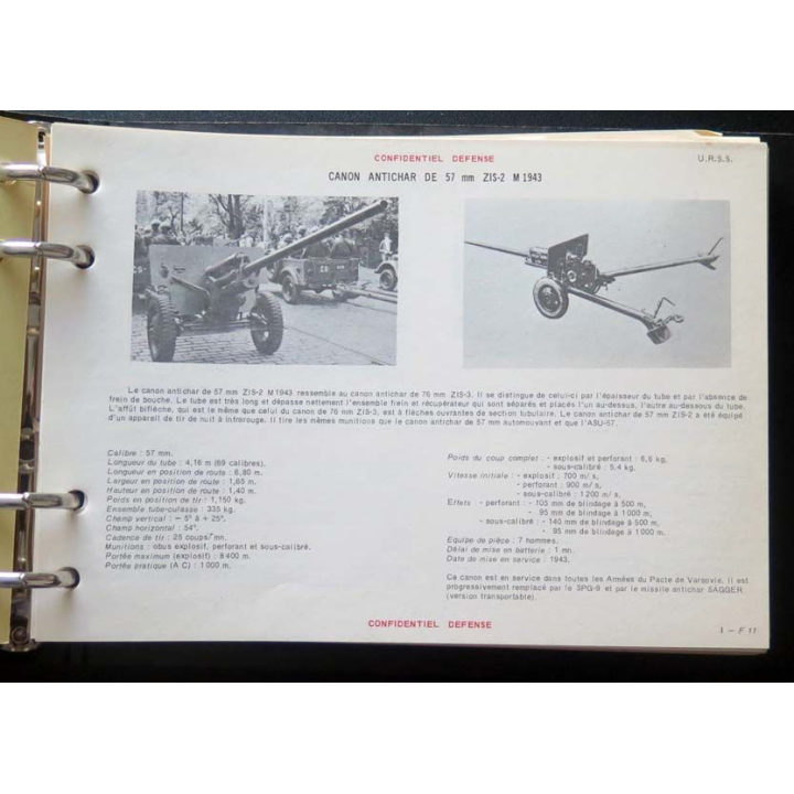 TTA 871/1 matériels Forces terrestres pacte Varsovie Yougoslavie 1973