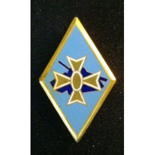 insigne métallique de la 1° division blindée de fabrication Drago