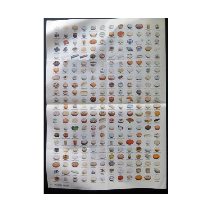 Poster : La France aux mille fromages