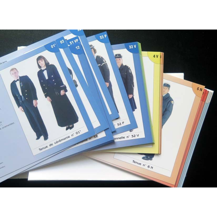 Tenues et uniformes des perspnnels de la Gendarmerie