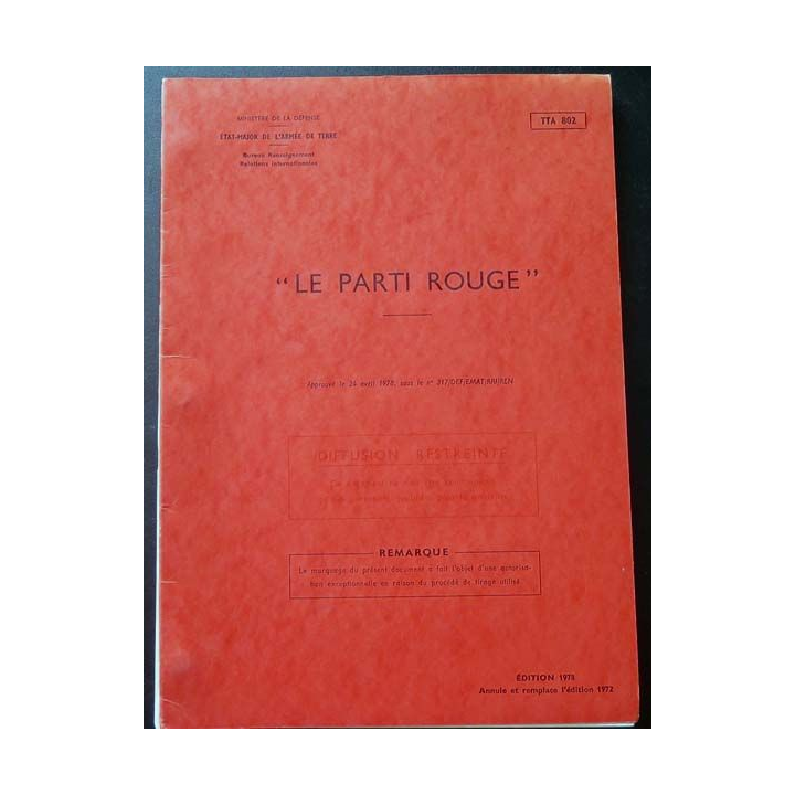 TTA 802 : Le parti rouge 1978