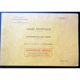 TTA 808 / 1 : Armée Soviétique organisation des unités 1978