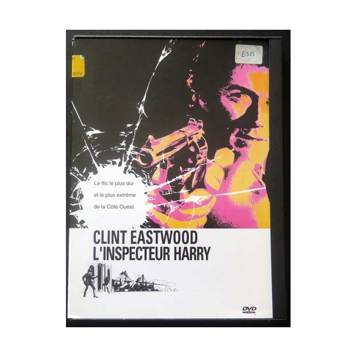 DVD intitulé " L'inspecteur Harry " film avec Clint Eastwood