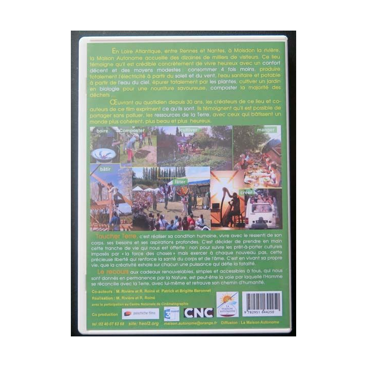 DVD intitulé " Toucher terre " film de l'Autonomie solidaire (C151)