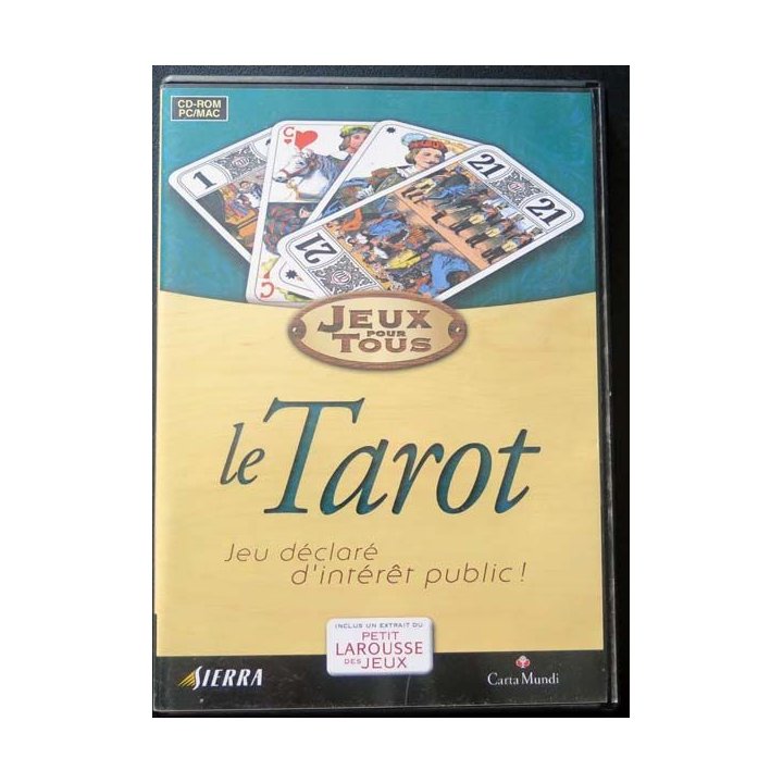 CD ROM MAC PC : Le Tarot jeu déclaré d'intérêt public
