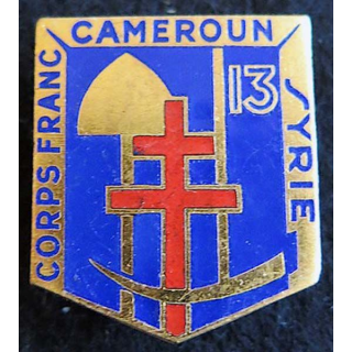 13° bataillon du Génie corps francDrago Paris en émail 