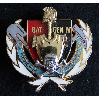 compagnie française d'intervention du BAT GEN 4 FORPRONU Delsart 