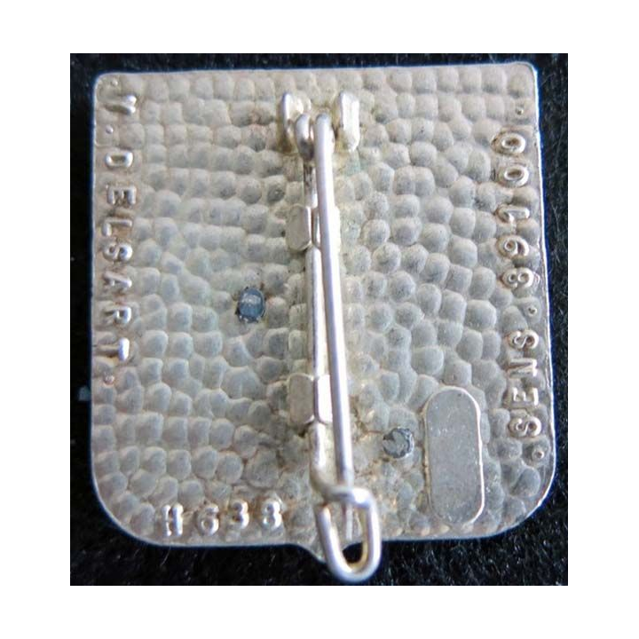 18° régiment de transmissions Delsart H. 638 dos grenu argenté brillant