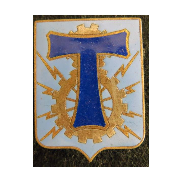 service du matériel des Transmissions en émail  Drago G. 1124