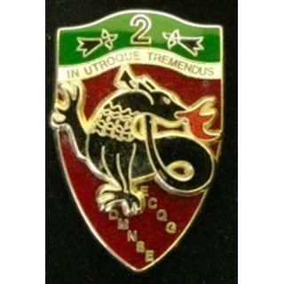 2° régiment de chasseurs ECQG DMNSE de fabrication Boussemart