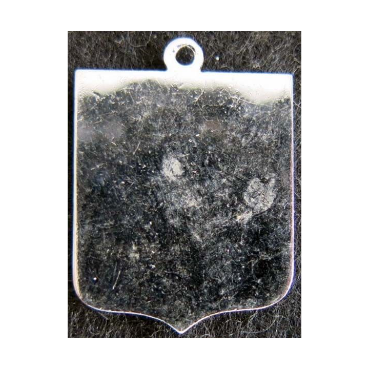 ancien blason en émail des chateaux de la Loire 23X31 mm avec anneau 