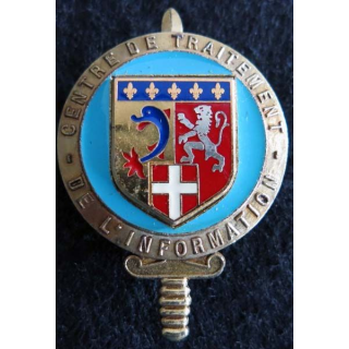 insigne du centre de traitement de l’Information RHONE-ALPES 