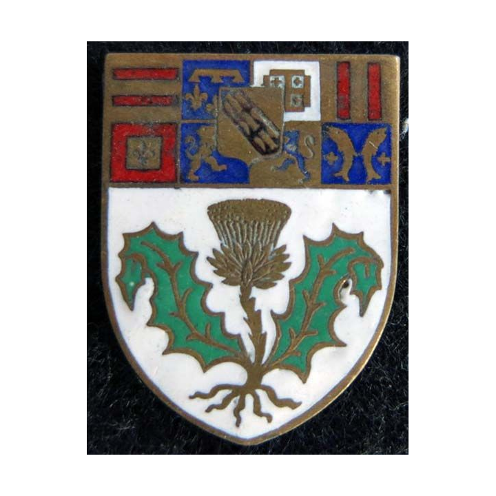 blason en émail de la ville de Nancy 23X30 mm 