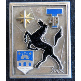 49° régiment de transmissions  Fraisse Paris G. 2935 émail