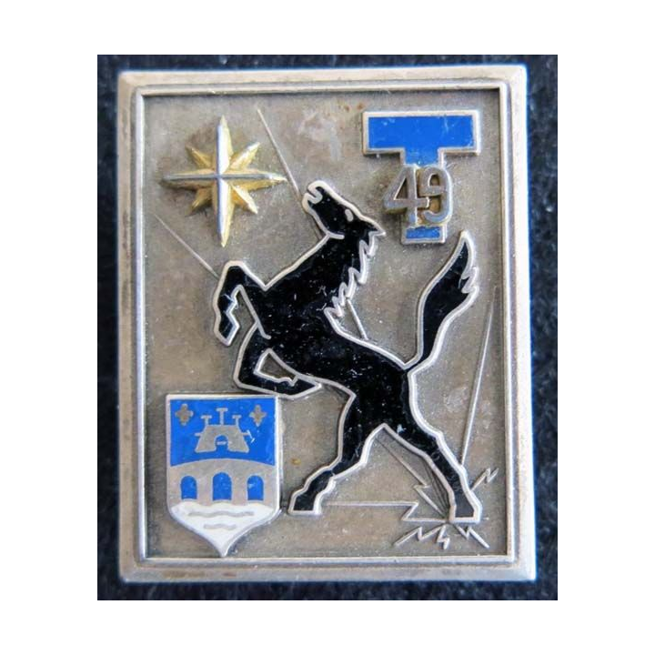 49° régiment de transmissions  Fraisse Paris G. 2935 émail
