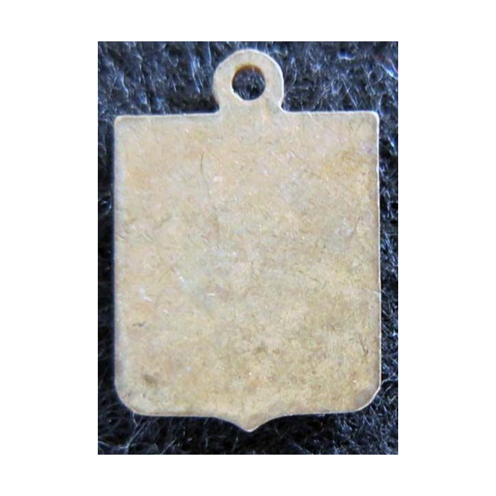 BLASON CÔTE DE SABLE : insigne métallique ancien blason en émail de la côte de sable 16 x 11 mm