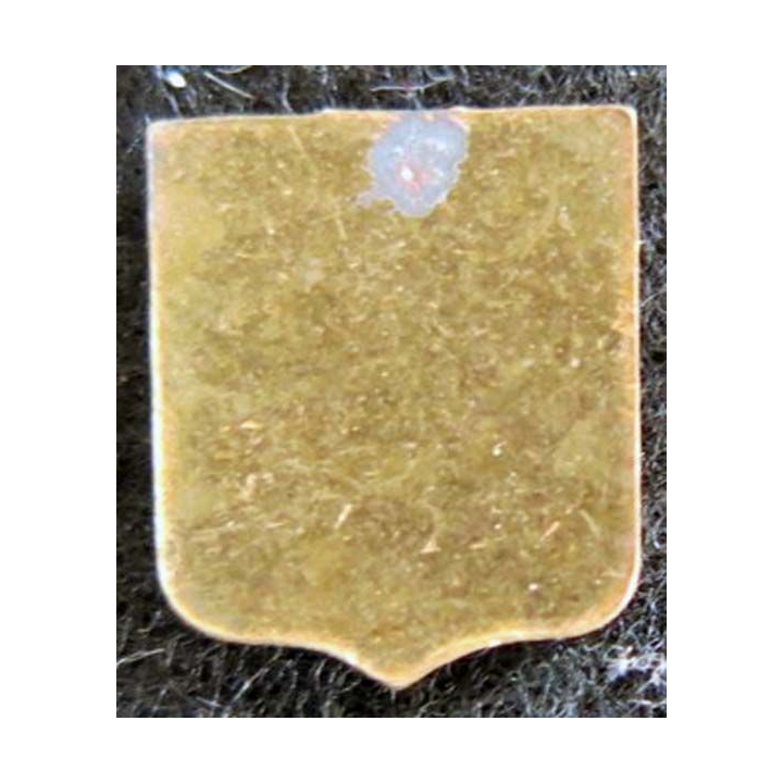 blason en émail de la ville de Cannes 11 x 13 mm
