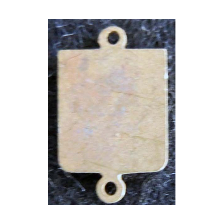 blason en émail bleu de la Tour Eiffel 11 x 18 mm