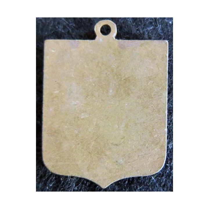 blason en émail croix de Lorraine 23 x 30 mm anneau suspension