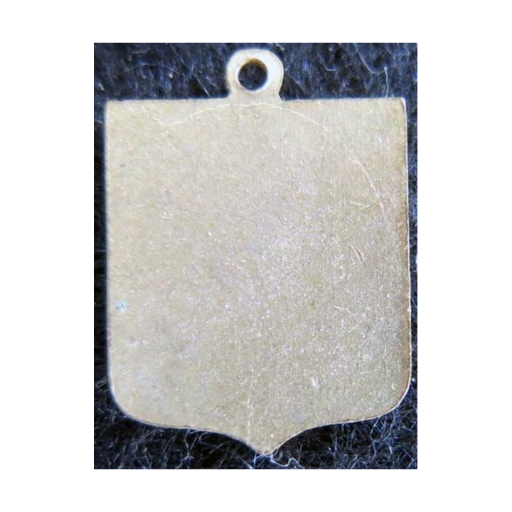blason en émail de la ville de Fouras 22 x 30 mm doré