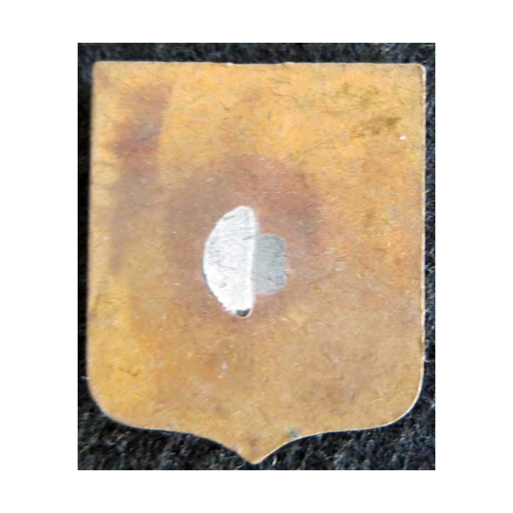 blason en émail de la ville de Fouras 22 x 27 mm cuivré
