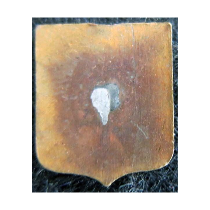 blason en émail de la ville de Fouras 14 x 16 mm cuivré