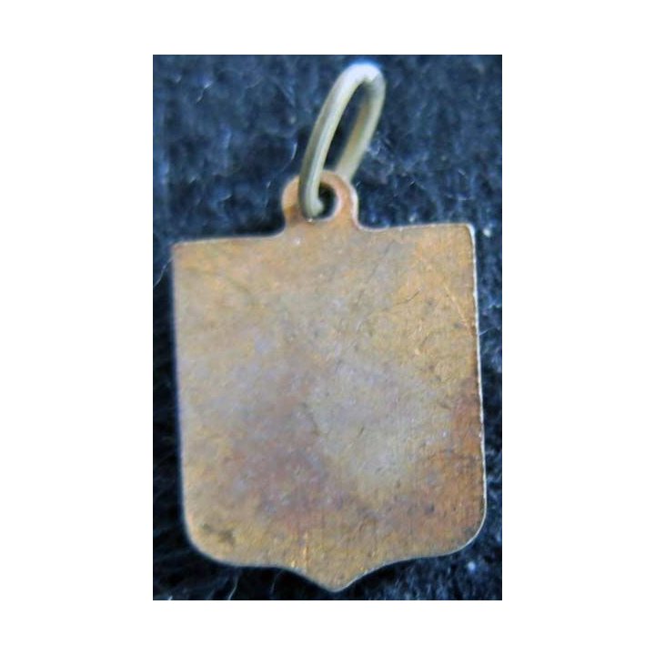 Blason en émail de la ville de Fouras 11 x 16 mm cuivré maillon